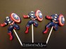 477sp American Man Chocolate Candy Lollipop Mold